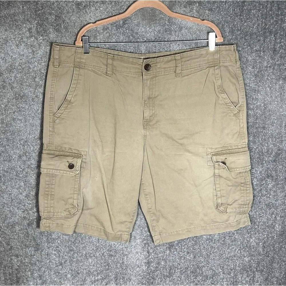 Urban Pipeline Cargo Hits At‎ Knee Shorts Mens Size 40 Beige Cotton Pockets